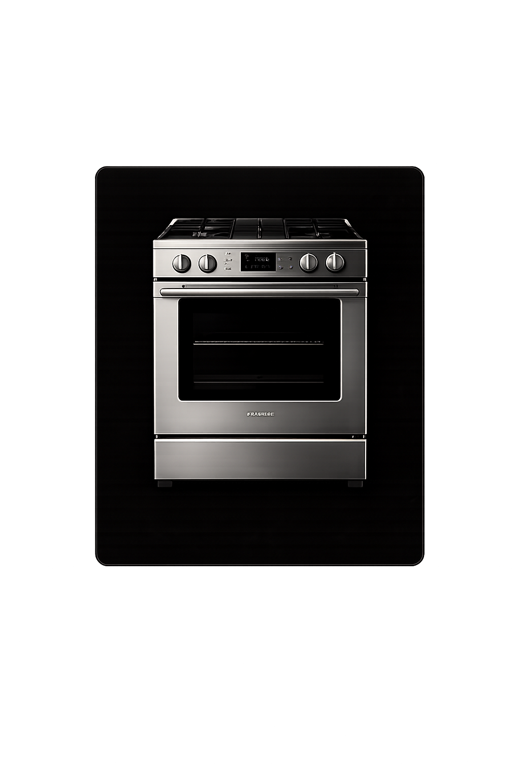 Stainless steel oven and range